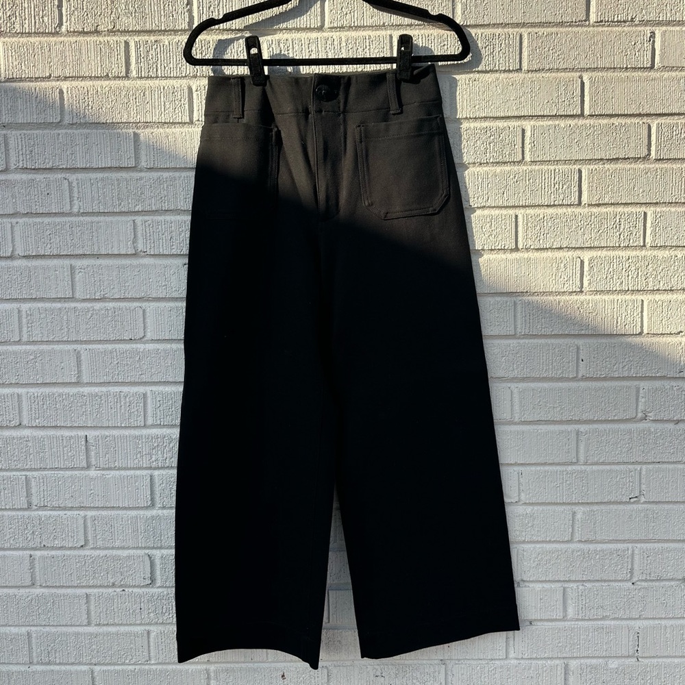 Maeve Black Wide Leg Pants